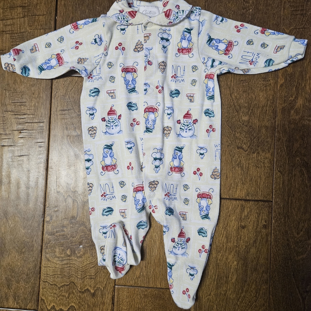 💝💝5/$25💝💝Vintage Cozy Kids One Piece with Fun Print